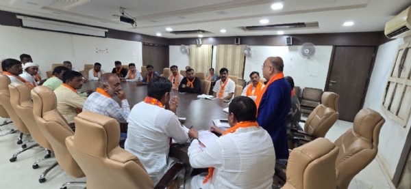 પોરબંદર જિલ્લા ભાજપ પ્રભારીએ અમદાવાદની શક્તિકેન્દ્ર સંયોજકોની પરિચય બેઠકમાં હાજરી આપી