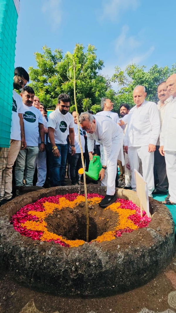 ગ્રીન પોરબંદર અભિયાનનો પ્રથમ તબકકો પૂર્ણ