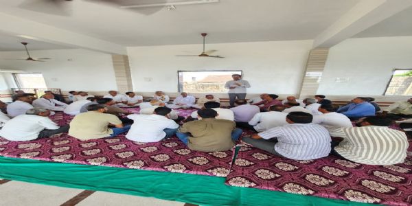 વિસાવદર વિધાનસભા અંતર્ગત કાઠી ક્ષત્રિય સમાજની ક્લસ્ટર બેઠક માંડવડ (મુકામે મળી હતી