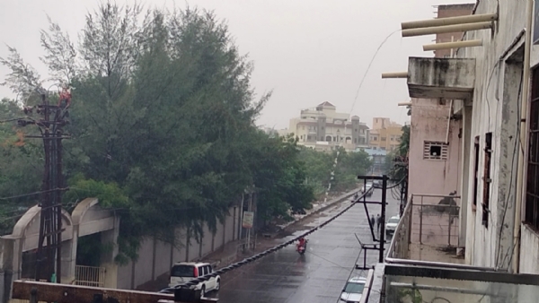 પોરબંદરમાં મેઘરાજાનું આગમન.