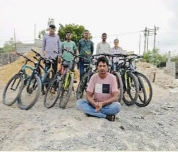 પોરબંદરમાં થયેલ સાઇકલ ચોરીનો ભેદ ઉકેતિ કિર્તીમંદિર પોલીસ.