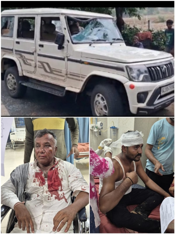 Aravalli: A corporator of Modasa Municipality and other people were attacked by thugs.