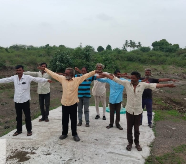 ગ્રામ્ય વિસ્તારના અમૃત સરોવરો ઉપર ખાસ આંતરરાષ્ટ્રીય યોગ દિવસની ઉજવણી કરવામાં