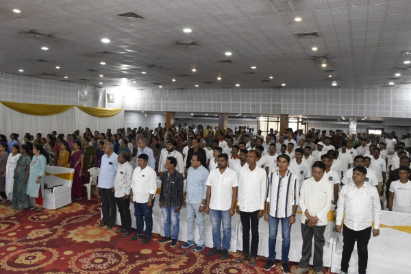 સંવિધાન હત્યા દિવસ નિમિતે મિસા હેઠળ જેલવાસ ભોગવેલ દેશ ભક્તોનુ સન્માન કરાયુ.