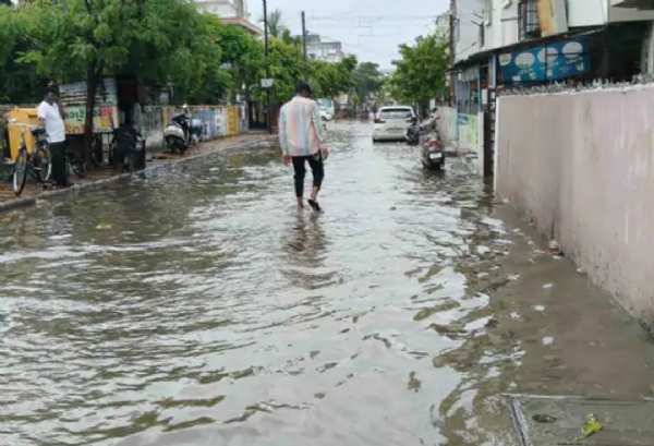 પાટણમાં વરસાદી પાણીની ગંભીર સમસ્યા અંગે રજૂઆત