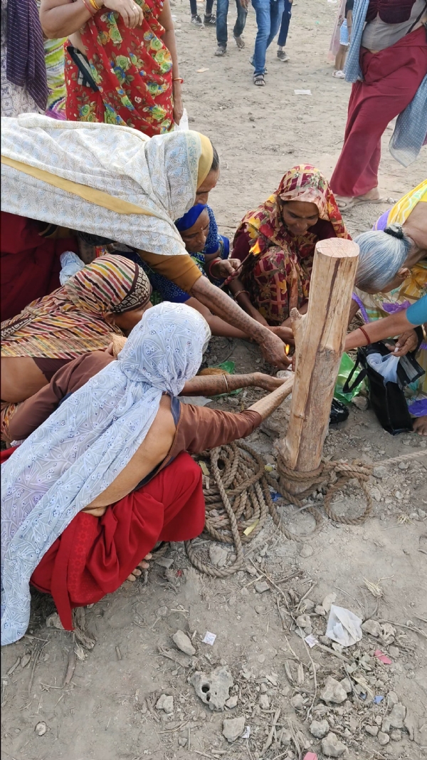છાયા ખાતે રામદેવજી મહારાજનો મંડપ યોજાયો.