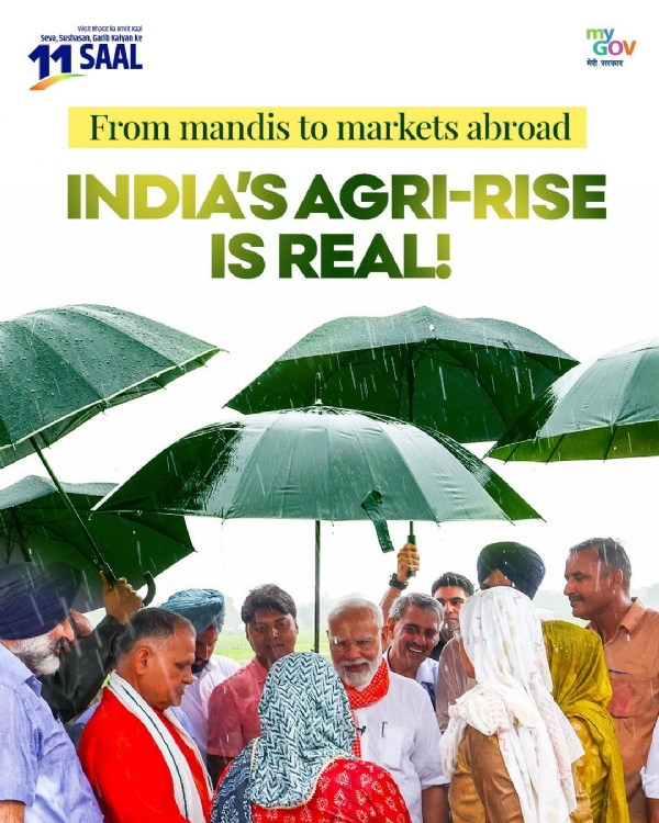ખેડૂતોની વચ્ચે પ્રધાનમંત્રી