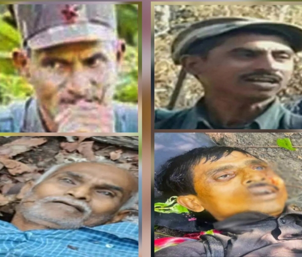 પાંચ નક્સલી ઢેર