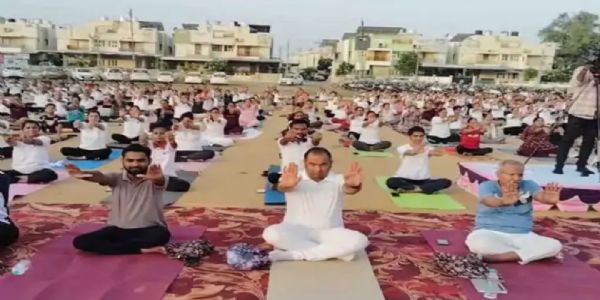 આંતરરાષ્ટ્રીય યોગ દિવસ અંતર્ગત પાટણમાં યોગ શિબિર આયોજન