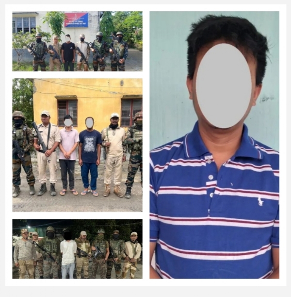 પાંચ ઉગ્રવાદીઓની ધરપકડ