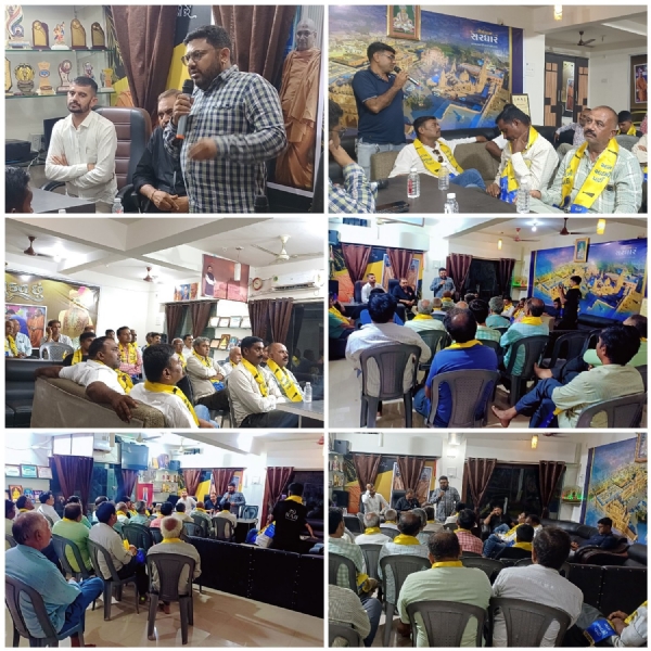 રાજકોટ 71 વિધાનસભા ના સરધાર જીલ્લા પંચાયત માં જીલ્લા પ્રમુખ તેજસભાઇ ગાજીપરા અને 71 વિધાનસભાના પ્રભારી કૌશિકભાઇ મકવાણા ના માર્ગદર્શન હેઠળ સરધાર ગામે ત્યાંના સ્થાનિકો દ્વારા સંગઠન બાબતે મિટિંગ નુ આયોજન કરવામાં આવ્યું