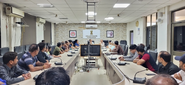 રાજ્યકક્ષાના સ્વતંત્ર પર્વની ઉજવણીના આયોજન સંદર્ભે સામાજિક સંસ્થાઓ સાથે બેઠક યોજાઈ .
