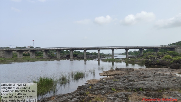 જામનગર જિલ્લામાં આવેલ વેણુ નદી પર મેજરબ્રિજનું નિર્માણ થવાથી લોકોની સુવિધામાં થયો વધારો