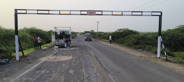 બાબિયાના પુલ ઉપર ભારે વાહનોને પ્રવેશબંધી