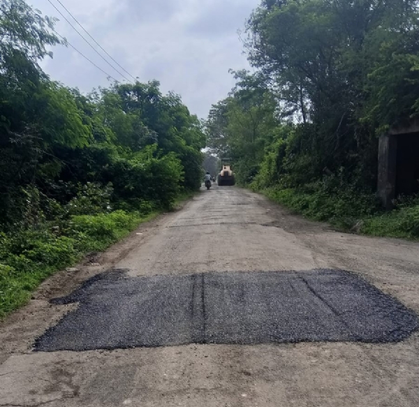 રસ્તાઓનું પેચવર્ક પૂરજોશમાં પ્રાચી
