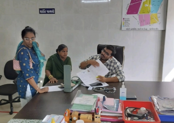 સફાઈ કામદારોની આરોગ્ય તપાસ કરવાની કામગીરી હાથ ધરવામાં આવી