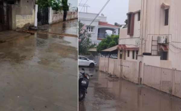 ભુજ સહિત કચ્છમાં વરસાદ