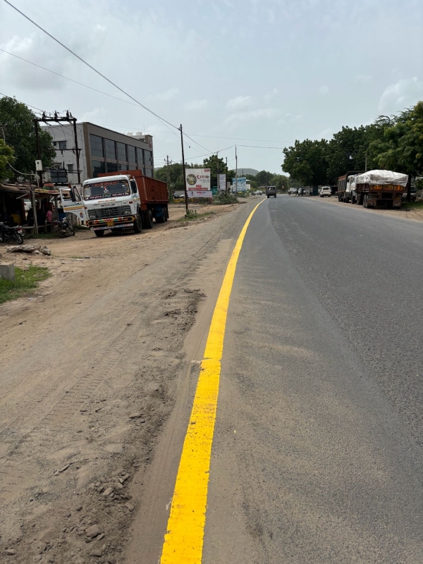 રસ્તા સુધારણા અને માર્કિંગ