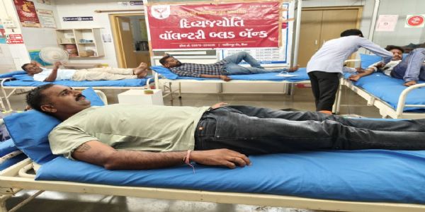 પી.એચ.સી પણાદર ખાતે, રક્તદાન શિબિર યોજાઈ