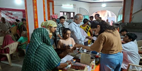 જયુબેલી વિસ્તારમાં નિ:શુલ્ક સર્વરોગ નિદાન કેમ્પ યોજાયો