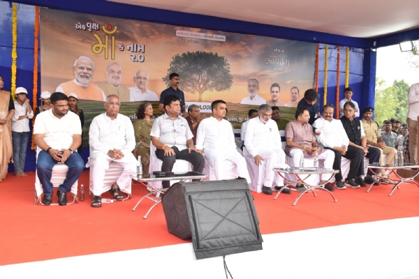 દંતાલી ખાતે વૃક્ષારોપણ કાર્યક્રમ યોજાયો