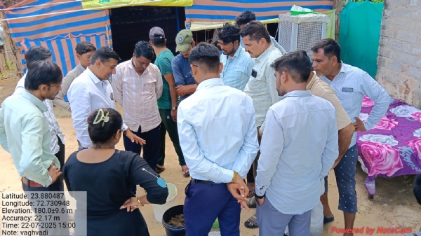 ખેરાલુના વાઘવાડીમાં પ્રાકૃતિક ખેતી અંગે ખેડૂતોને માર્ગદર્શન