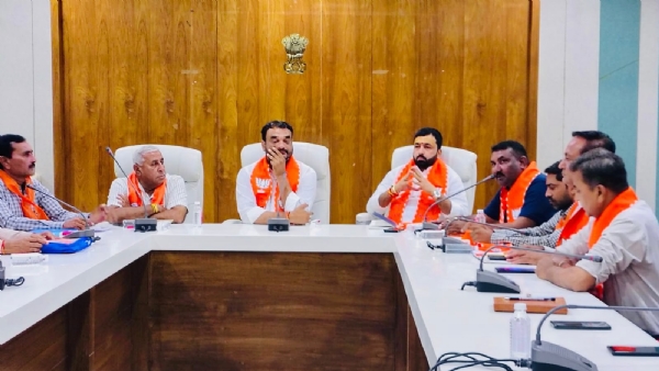 બોટાદ જિલ્લા ભારતીય જનતા પાર્ટી ની બેઠક યોજાઈ.