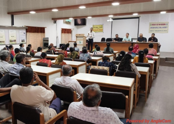 કૃષિ વિજ્ઞાન કેન્દ્ર ખાપટ ખાતે ફાર્મર સાયન્ટીસ્ટ ઇન્ટરેકસન કાર્યક્રમ યોજાયો.