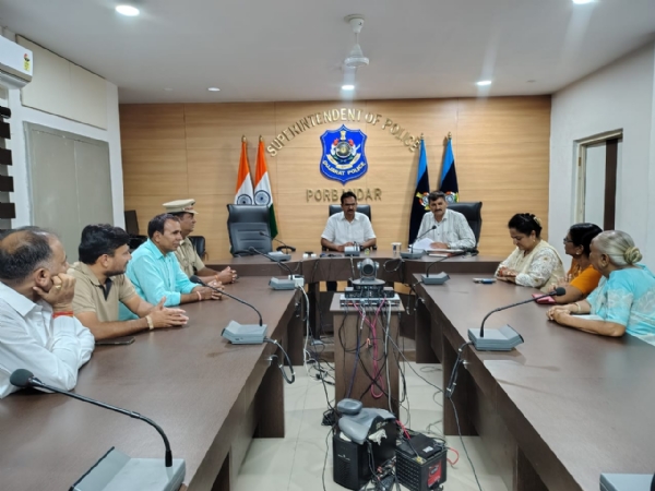 પોરબંદરમાં જિલ્લા નશાબંધી અમલીકરણ સમિતિની બેઠક  યોજાઈ.
