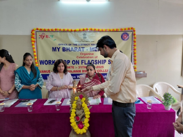 મેરા યુવા ભારત – મહેસાણા દ્વારા યુવાનોએ સરકારી યોજનાઓની જાણકારી માટે વર્કશોપ