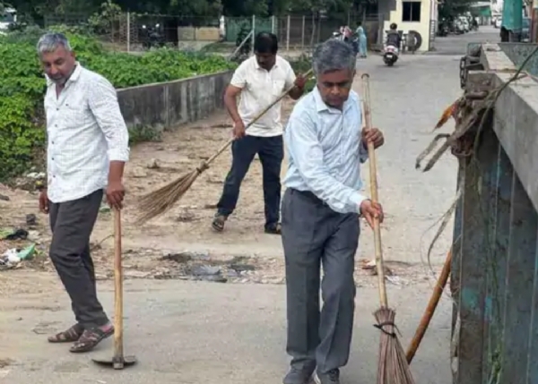 વાળીનાથ ચોકમાં સફાઈ અભિયાન અને નાગરિક સમસ્યાઓનો ઉકેલ
