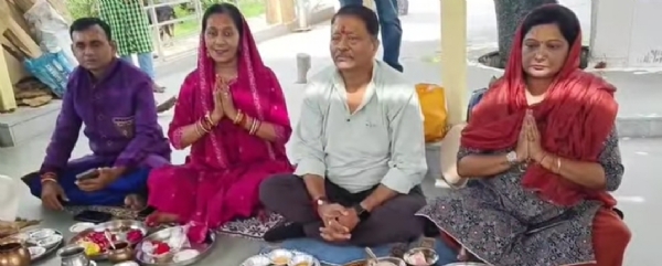 નવનાથ મહાદેવ કાવડ યાત્રા સમિતિ દ્વારા લઘુરુદ્રયાગ યોજાયો