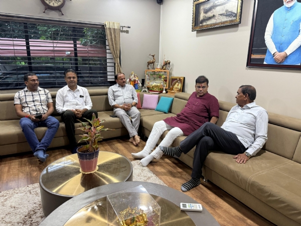ગુજરાત પ્રદેશ ભાજપના સંગઠન મહામંત્રી શ્રી રત્નાકરજીનો અમરેલી આગમન