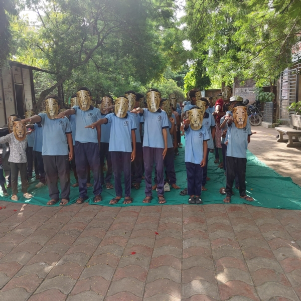 તિરંગા યાત્રા અને સિંહ રક્ષાની પ્રતિજ્ઞા