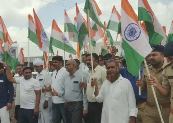 સમીમાં હરઘર તિરંગા રેલીનું આયોજ,દ્વિતીય તબક્કામાં ઉત્સાહભેર તિરંગા યાત્રા