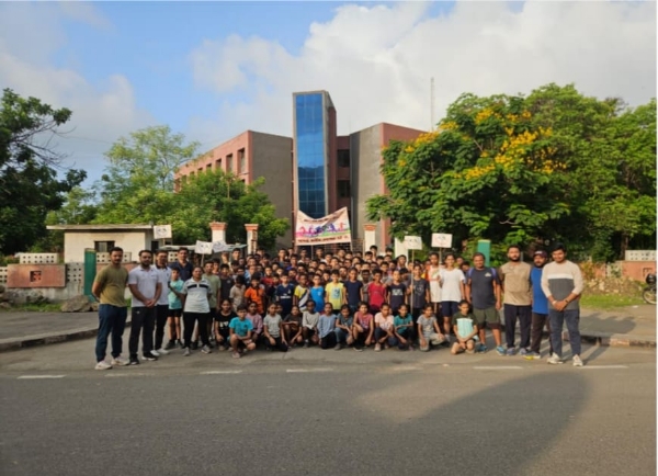 પોરબંદર ખાતે રાજ્યકક્ષાની સ્વાતંત્ર્ય પર્વની ઉજવણી અંતર્ગત વોકાથોન યોજાઈ.