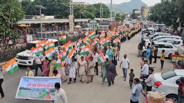 AMBAJI MA  VISHAL TRIRANGA YATRA