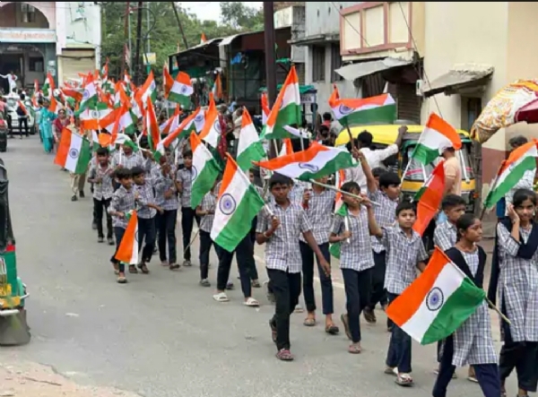 પાટણમાં તિરંગા યાત્રા સાથે દેશભક્તિનો ઉલ્લાસ