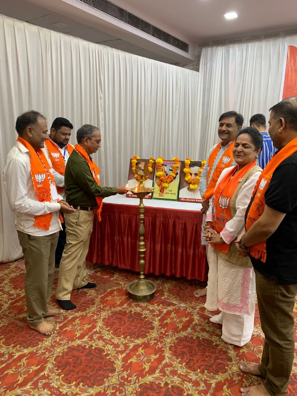પોરબંદર ભાજપ દ્વારા શક્તિ કેન્દ્ર સંયોજક પ્રશિક્ષણ વર્ગ યોજાયા.