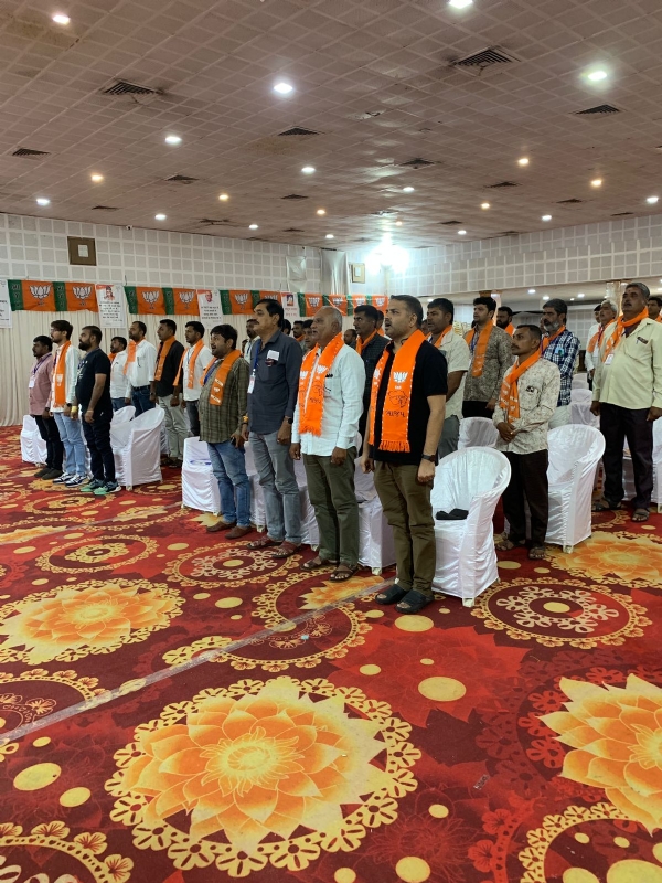 પોરબંદર ભાજપ દ્વારા શક્તિ કેન્દ્ર સંયોજક પ્રશિક્ષણ વર્ગ યોજાયા.