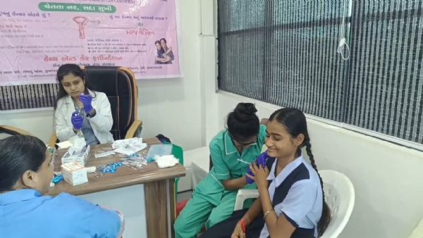જોરણંગ ખાતે ફ્રી HPV વેક્સિન મેડિકલ સેવા કેમ્પમાં 12 શાળાના વિદ્યાર્થીઓને આરોગ્યલાભ