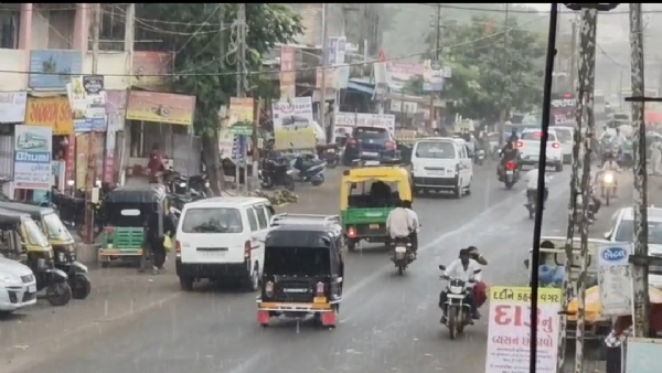 ઉના  અને ગ્રામ્ય વિસ્તારો માં મુશળધાર વરસાદ
