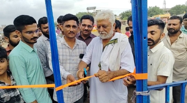 સાવરકુંડલા કોલેજ ગ્રાઉન્ડમાં ભક્તિ બાપુએ લોકમેળાનો ભવ્ય પ્રારંભ કરાવ્યો