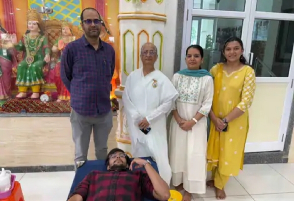 દાદી પ્રકાશમણિની પુણ્યસ્મૃતિમાં પાટણમા બ્રહ્માકુમારી ઈશ્વરીય વિશ્વ વિદ્યાલયમા રક્તદાન કેમ્પ, ૩૭ બોટલ રક્તએકત્રિત