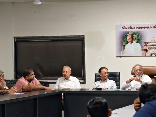 પોરબંદરની ઓડદર સ્થિત ગૌશાળા ને હાઈટેક બનાવવા પ્રથમ પગલુ.
