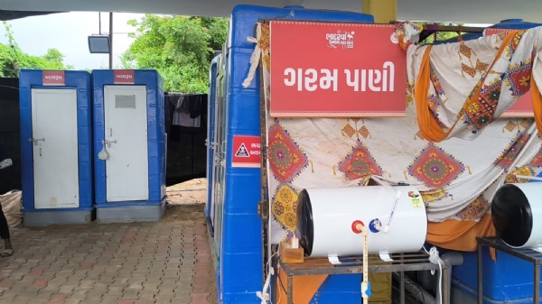 “અંબાજી ભાદરવી પૂનમ મેળામાં પદયાત્રીઓ માટે આધુનિક સુવિધાઓ”