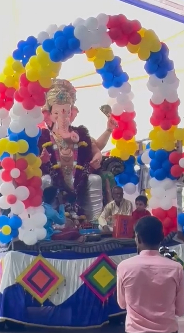 કડી શહેરમાં ગણેશ ચતુર્થીની ધામધૂમભરી ઉજવણી