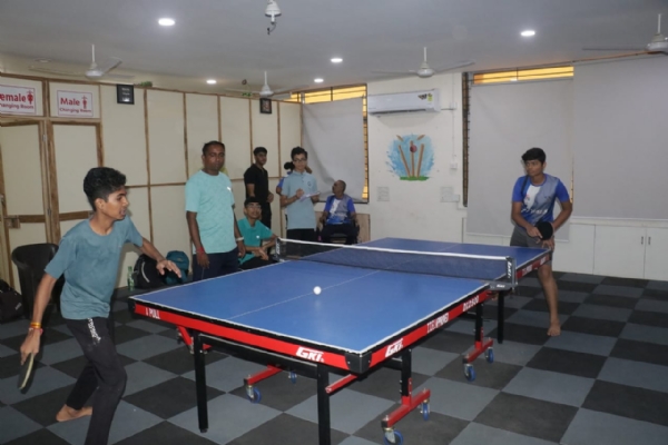 સોમનાથ  પ્રથમ દિવસે ટેબલ-ટેનિસ,