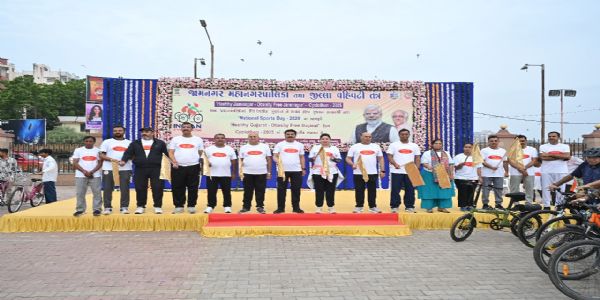 રાષ્ટ્રીય ખેલ દિવસ નિમિત્તે જામનગરમાં 