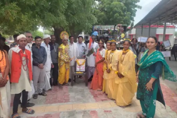 નાનીચંદુર ખાતે સંસ્કૃત સપ્તાહ ઉજવણી – શાળા તથા ગ્રામજનોનો ઉત્સાહભર્યો સહભાગ